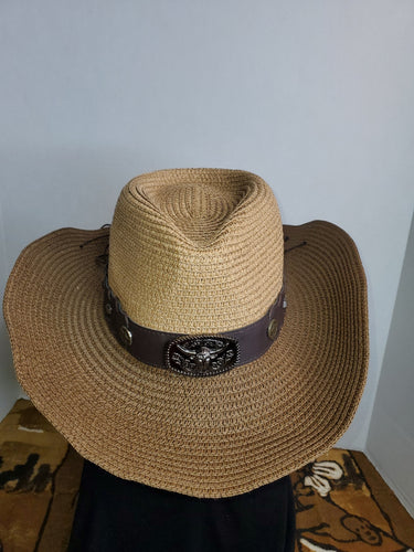 Cowboy Hat - Two Toned Tan and Brown